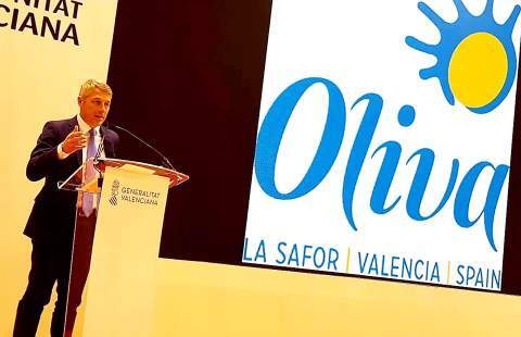 El alcalde, durante la presentación.
