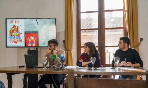 Presentación del Porrat en rueda de prensa. Presentación del Porrat en rueda de prensa.