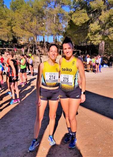 Andrea Abad e Irene Llario en Alcoi.