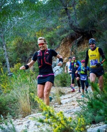 Silvia Valero en el KM Vertical de Gandia. / Foto: Toni Deusa.