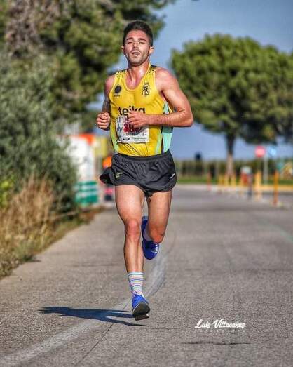 Carlos Ferrando, en carrera en Xeraco. / Foto: Luis Villaca&ntilde;as.