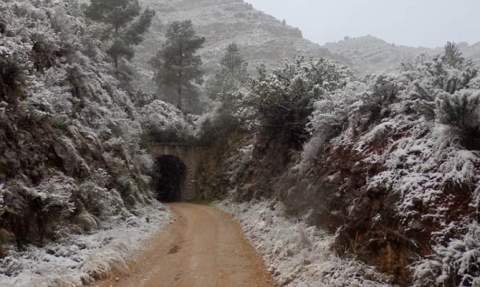 Nieve en el Racó del Duc.