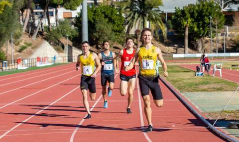 Borja Ortega, ganador de la prueba de los 800 m.l. / Foto: Javier Cloquell.