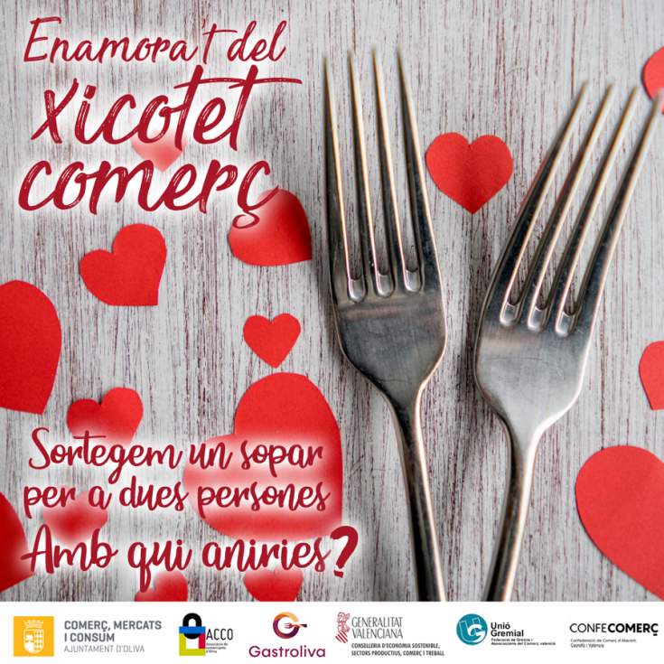 Campaña Enamora't del Comerç d'Oliva