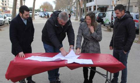 Firma del acta de replanteo. Firma del acta de replanteo.