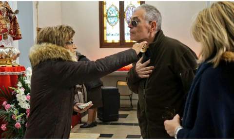Missa de Sant Blai, diumenge passat.