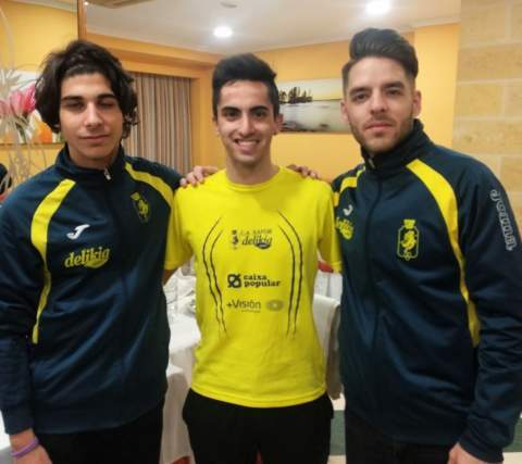 Javier Polo, Fran Vilches y Andreu Jiménez.