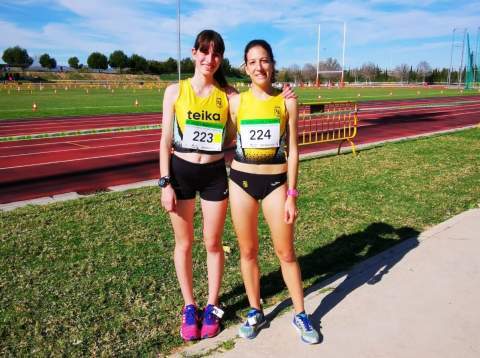Empar Vizcaíno y Andrea Abad en Alzira.