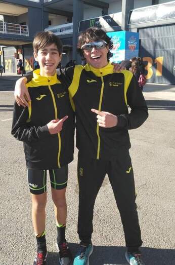 Joan Sastre y Jhoel Faus en Sant Vicent del Raspeig.