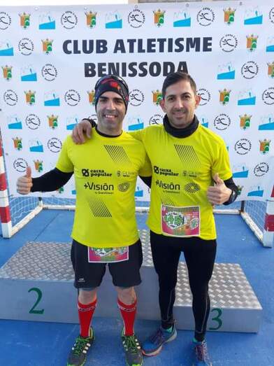 Julio Mascarell e Isidro Benavent en Benissoda.