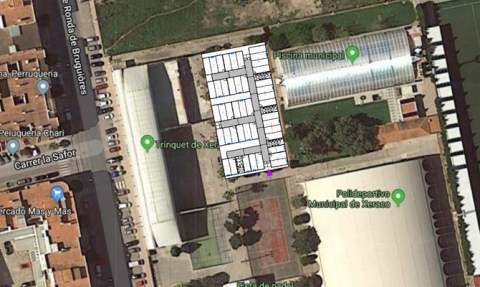 Plano de ubicación del futuro colegio. Plano de ubicación del futuro colegio.