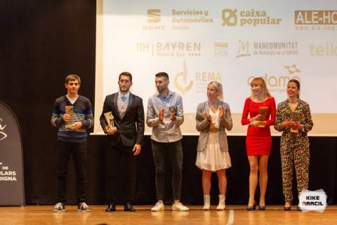 Ganadores de la general en el circuito comarcal. / Foto: Kike Aracil.