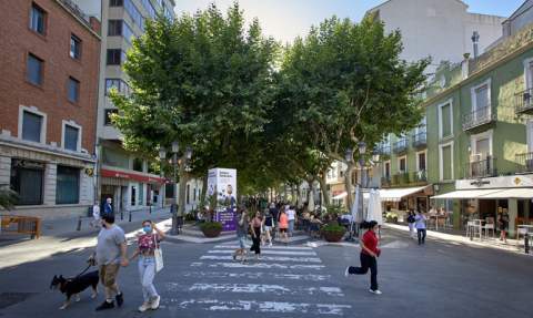 Paseo Germanies, en Gandia.