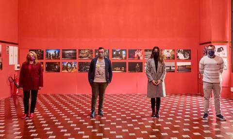 Presentaci&oacute; de la mostra al Palau Ducal.
