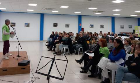 Presentaci&oacute; de la Trobada, amb els organitzadors.