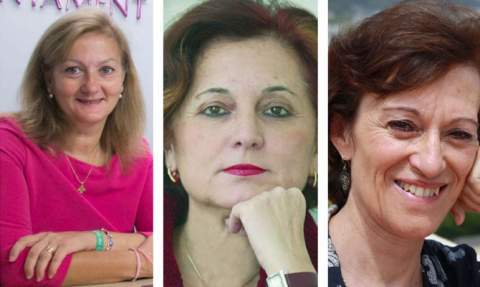 Maribel Codina, Isabel Morant y Agustina P&eacute;rez.