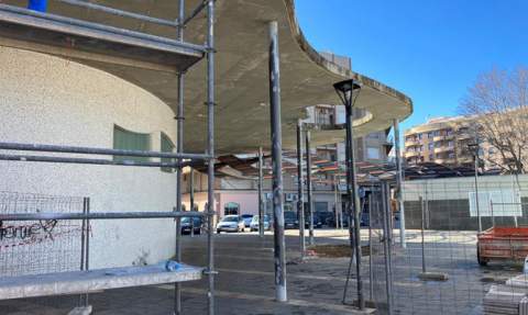 El Casal Jove, en obras. El Casal Jove, en obras.