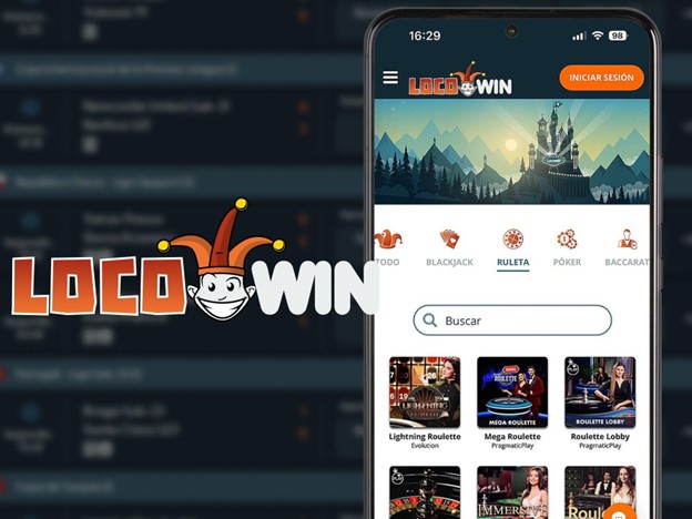 Interface de l application Locowin