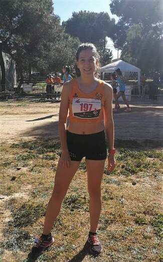 Andrea Abad en Castell&oacute; con la Universitat deVal&egrave;ncia.