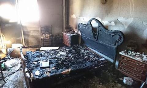 Dormitorio que result&oacute; afectado.