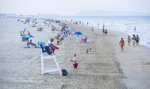 Playa  de Gandia, en septiembre pasado.