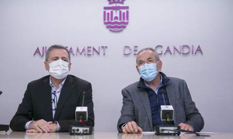 Salvador Gregori y Ferran Mart&iacute;nez, en rueda de prensa.