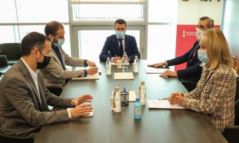 Reuni&oacute;n en la Conselleria.