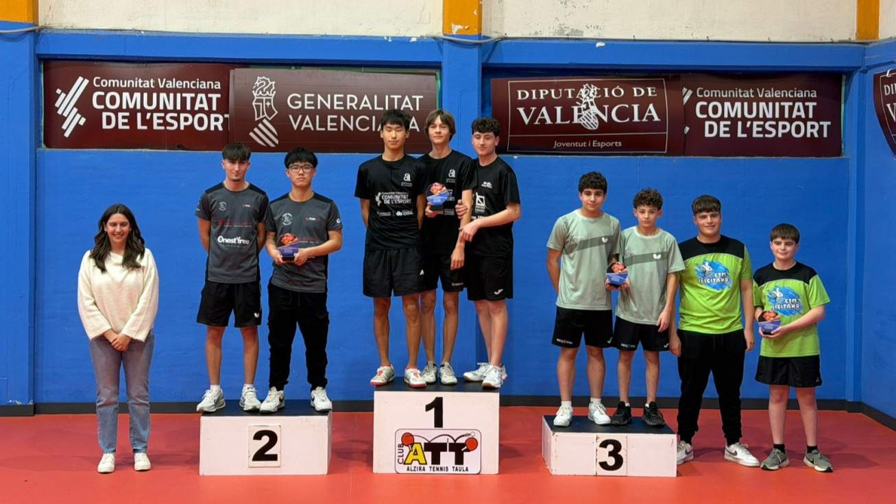 El Club Corriol Oliva Tennis Taula aconsegueix un cap de setmana quasi perfecte a Alzira