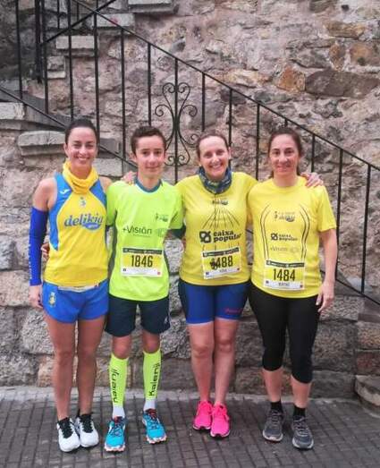 Corredores del CA Safor en el Marat&oacute;n de V&iacute;as Verdes, en la distancia de los 21K.