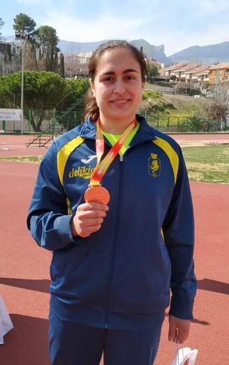 Mar Morant, bronce absoluto en disco en Ja&eacute;n. (Archivo).