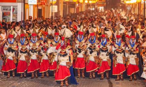 Una filada en les festes de l'any passat.