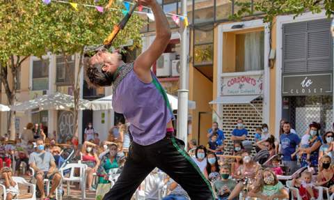 Una actuaci&oacute; a Gandia el passat mes de setembre. / Foto: Natxo Franc&eacute;s.
