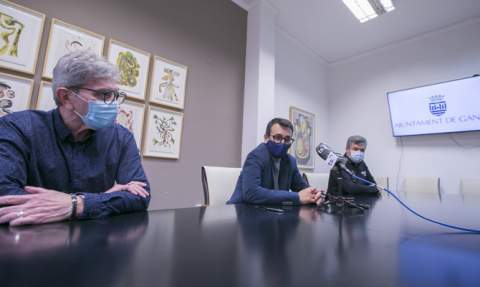 De izquierda a derecha Marc Cuesta, Nacho Arnau y Salvador Morant. De izquierda a derecha Marc Cuesta, Nacho Arnau y Salvador Morant.