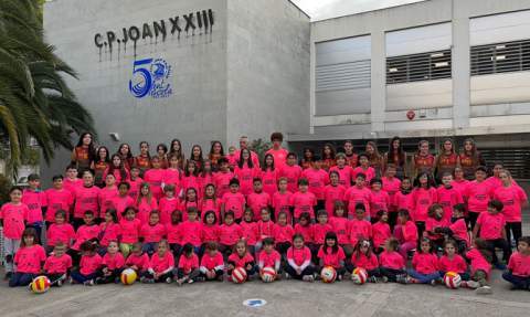 Equipos de voleibol del Joan XXIII.