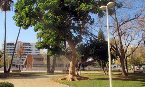 Parc de l'Estació, en una imagen de archivo. Parc de l'Estació, en una imagen de archivo.