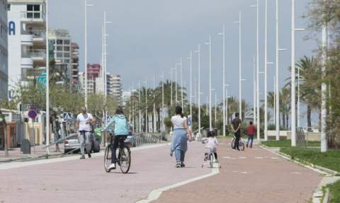 Paseo marítimo de Gandia. Paseo marítimo de Gandia.