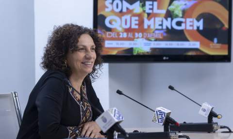 La concejala Vicenta Ferrer.