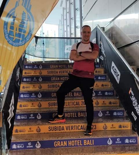Adrian Vadean en la Subida al Gran Hotel Bali.