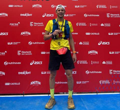 David Bona en el Trail de Penyagolosa.