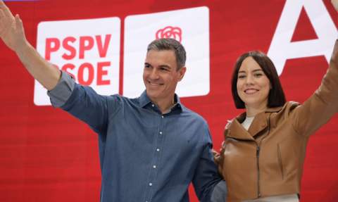 Sánchez y Morant en el congreso de Benicàssim. Sánchez y Morant en el congreso de Benicàssim.