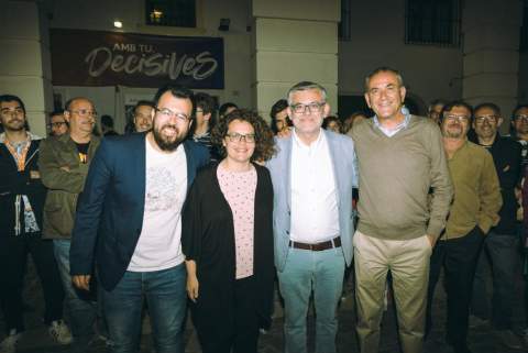 Los ediles electos de Compromís Més Gandia Unida.