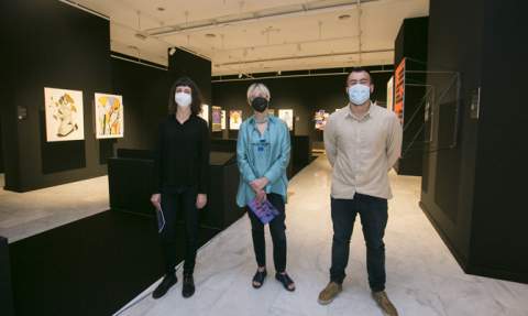 Carme Melo, Marisa Gallén i Nahuel González. Carme Melo, Marisa Gallén i Nahuel González.