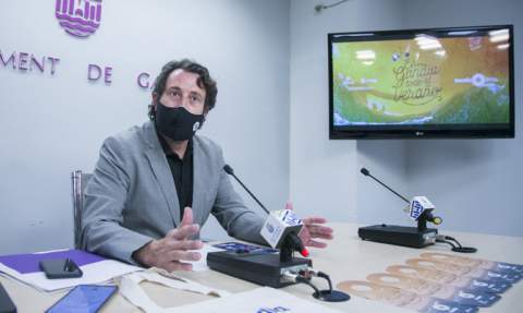 Mascarell, en rueda de prensa. Mascarell, en rueda de prensa.
