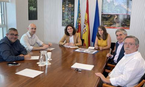 Reunión en la Conselleria. Reunión en la Conselleria.