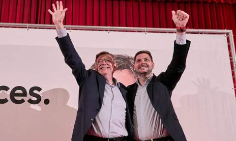 Puig y Prieto durante el evento.