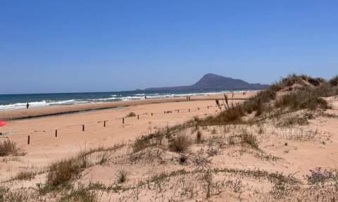 Playa de Rabdells, Oliva. Playa de Rabdells, Oliva.