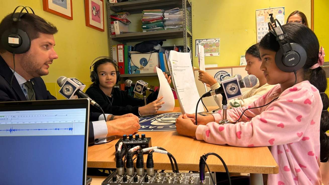 ENTREVISTA DEL CEIP SANT FRANCESC DE BORJA AL ALCALDE DE GANDIA, JOSÉ MANUEL PRIETO