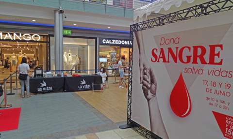 Donaci&oacute;n de sangre en una campa&ntilde;a anterior.