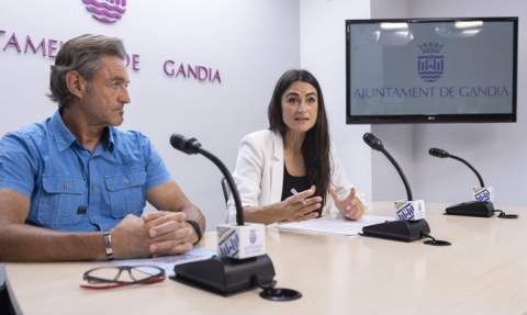 Ordiñana i Sendra en roda de premsa. Ordiñana i Sendra en roda de premsa.
