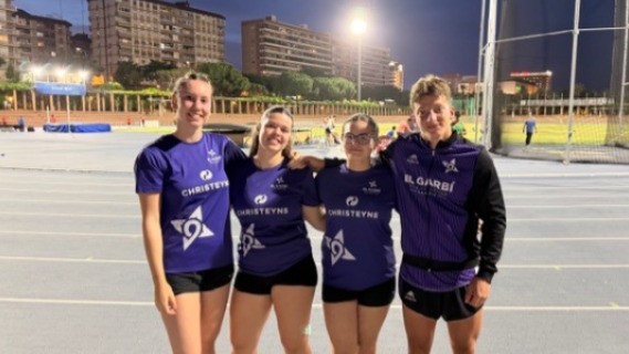 EL CC EL GARBÍ PARTICIPA EN EL MITIN FER SUB-18 Y SUB-20 DE VALÈNCIA ESTE PASADO SÁBADO